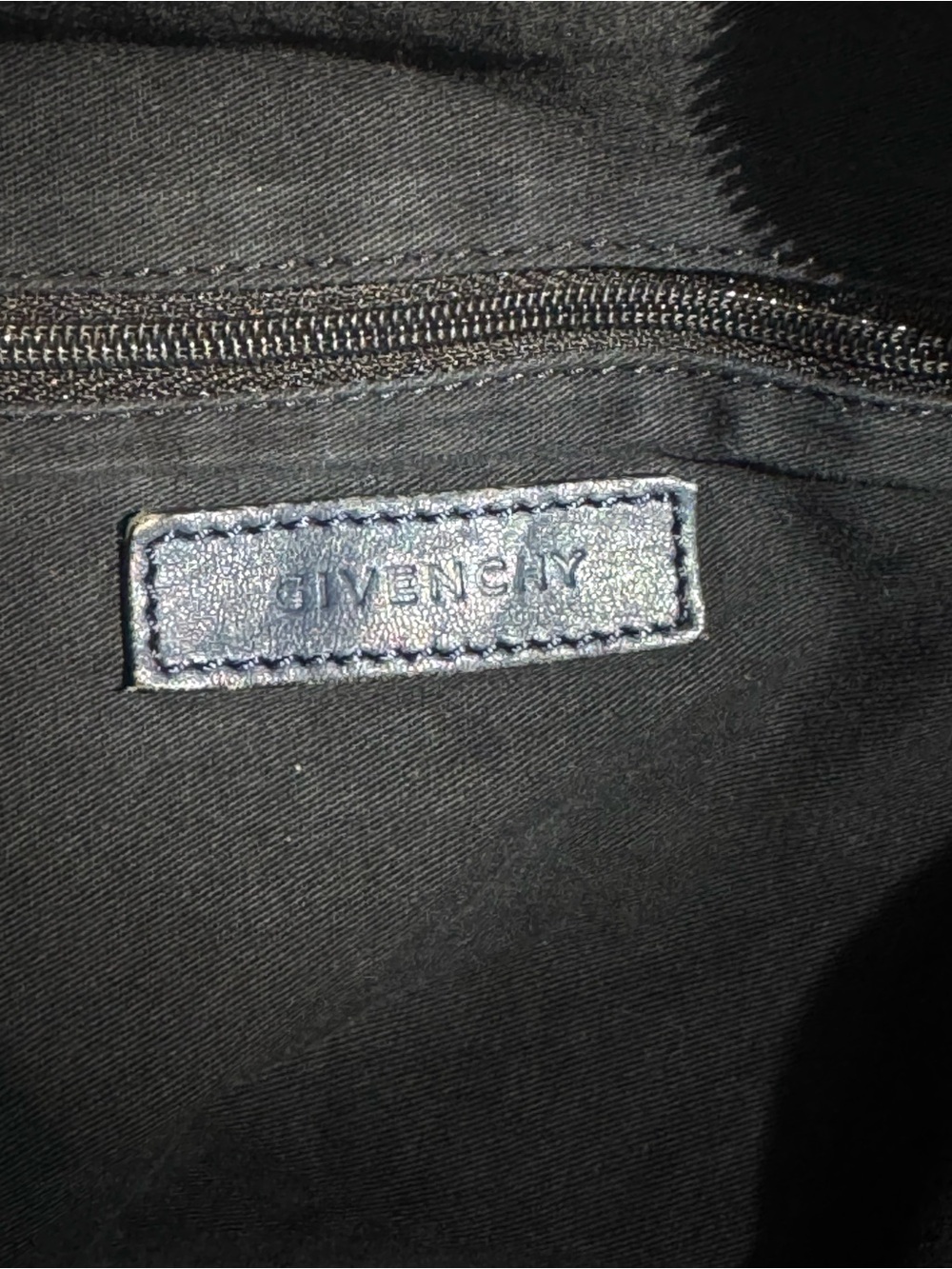 Givenchy Nightingale Navy Blue 2 way Leather Bag - Picture 13 of 14